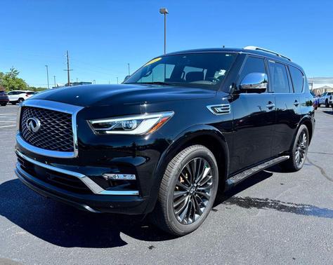 Black Obsidian 2022 INFINITI QX80 SENSORY AWD