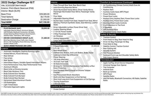 2022 Dodge Challenger R/T