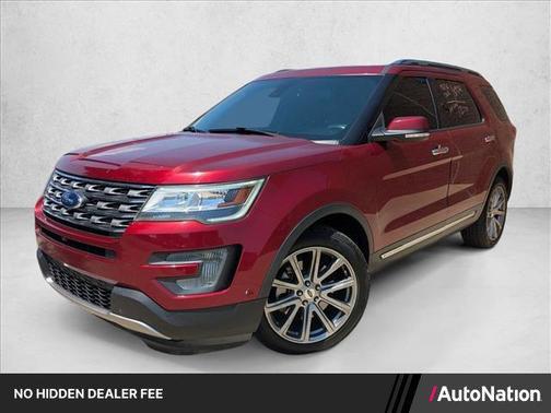 Ruby Red Metallic Tinted Clearcoat 2017 Ford Explorer Limited