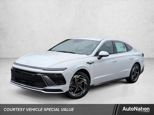 Serenity White 2026 Hyundai SONATA SEL Sedan