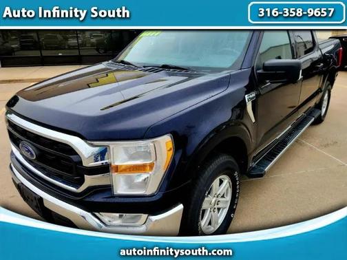 Dark Blue 2021 Ford F-150 XLT
