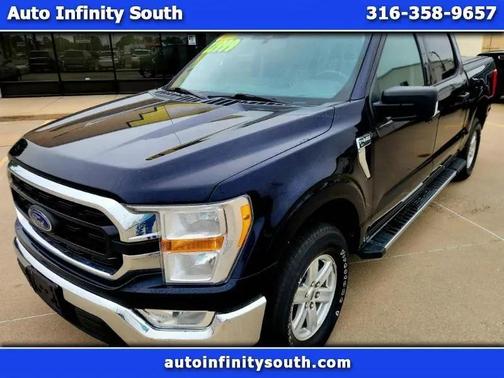 Dark Blue 2021 Ford F-150 XLT