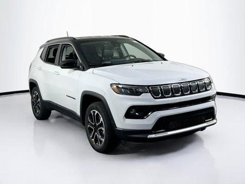 Bright White Clearcoat 2022 Jeep Compass Limited