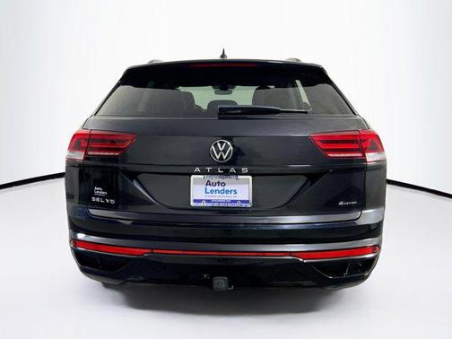 Deep Black Pearl 2023 Volkswagen Atlas Cross Sport 3.6L V6 SEL R-Line
