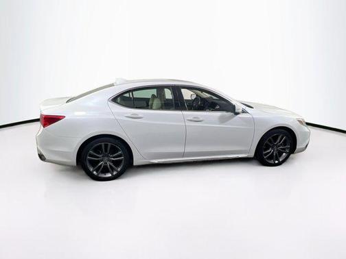 Platinum White Pearl 2020 Acura TLX Technology