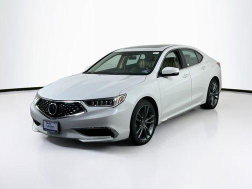 Platinum White Pearl 2020 Acura TLX Technology