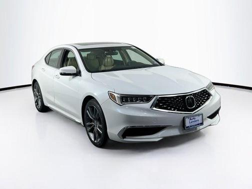Platinum White Pearl 2020 Acura TLX Technology