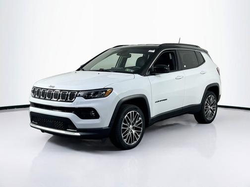 Bright White Clearcoat 2023 Jeep Compass Limited