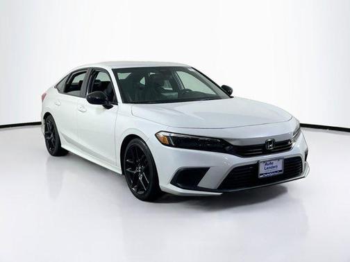 Platinum White Pearl 2023 Honda Civic Sport