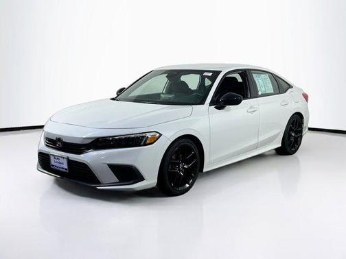 Platinum White Pearl 2023 Honda Civic Sport