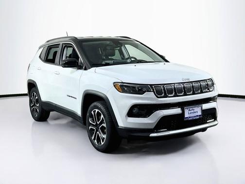 Bright White Clearcoat 2022 Jeep Compass Limited