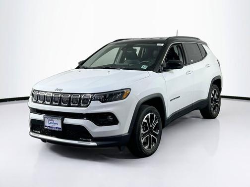 Bright White Clearcoat 2022 Jeep Compass Limited