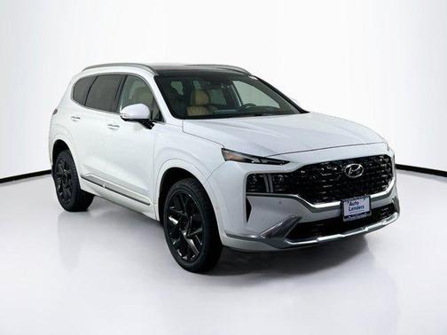 Serenity White Pearl 2023 Hyundai SANTA FE Calligraphy