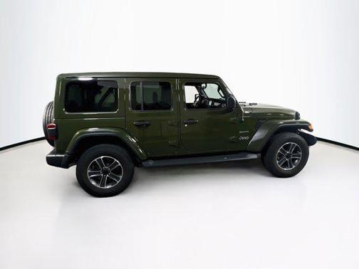 Sarge Green Clearcoat 2023 Jeep Wrangler 4-Door Sahara 4x4