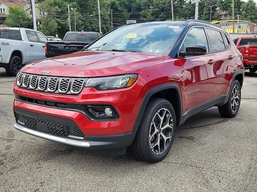 Red Hot Pearlcoat 2026 Jeep Compass Limited
