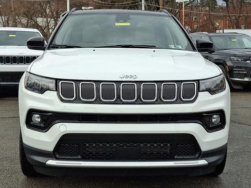Bright White Clearcoat 2022 Jeep Compass Limited