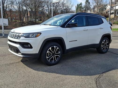 Bright White Clearcoat 2022 Jeep Compass Limited