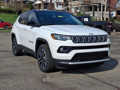 Bright White Clearcoat 2022 Jeep Compass Limited
