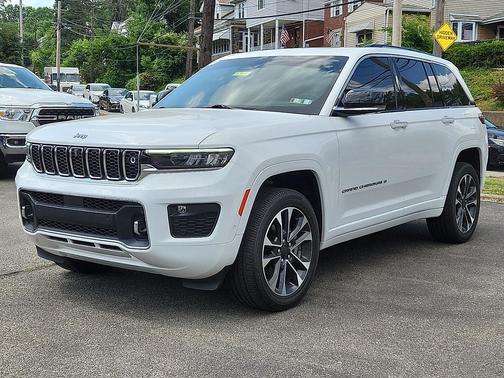 Bright White Clearcoat 2023 Jeep Grand Cherokee Overland