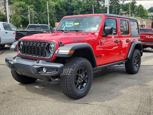 Firecracker Red Clearcoat 2026 Jeep Wrangler Willys