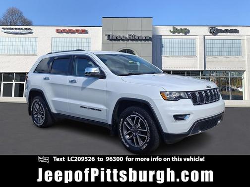 Bright White Clearcoat 2020 Jeep Grand Cherokee Limited