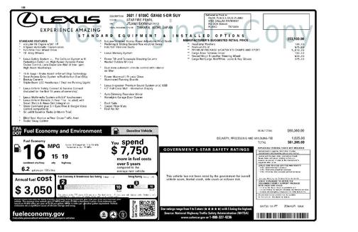 2021 Lexus GX 460 Base
