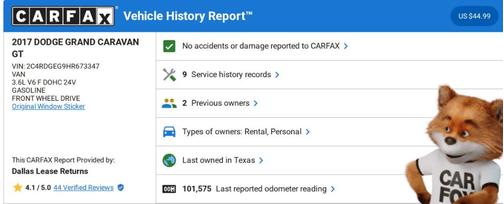 2017 Dodge Grand Caravan GT