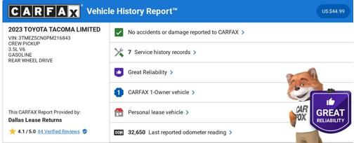 2023 Toyota Tacoma Limited