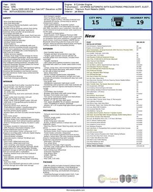 Gray 2025 GMC Sierra 1500 Elevation