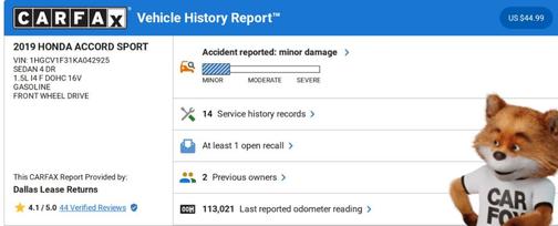 2019 Honda Accord Sport