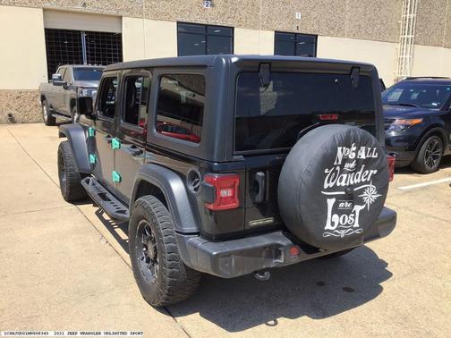 Black Clearcoat 2021 Jeep Wrangler Unlimited Sport