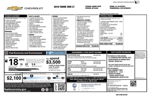 2019 Chevrolet Tahoe LT