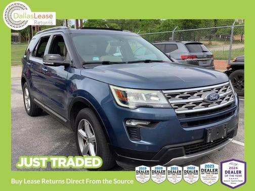 Blue Metallic 2018 Ford Explorer XLT