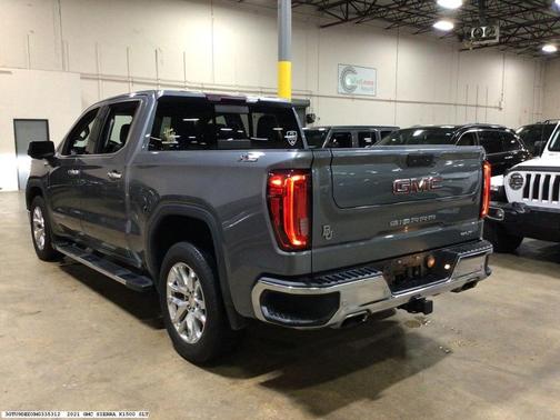 Gray 2021 GMC Sierra 1500 SLT
