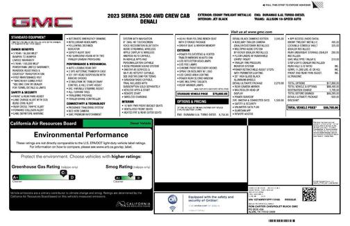 Black 2023 GMC Sierra 2500 Denali