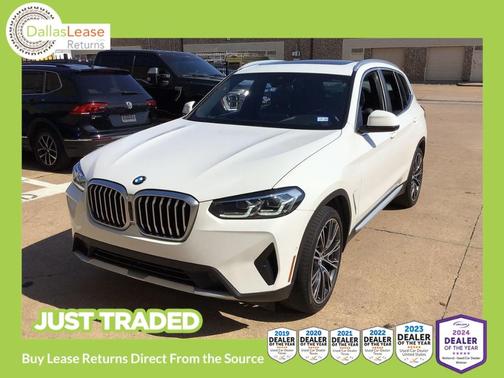 White 2023 BMW X3 sDrive30i