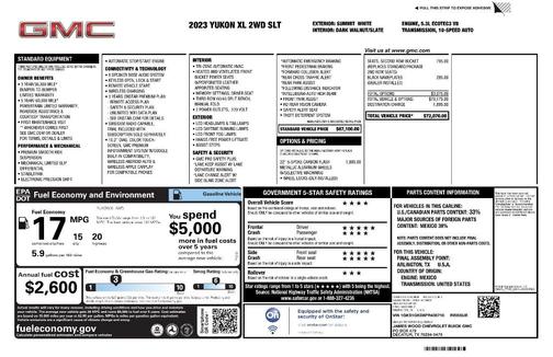 2023 GMC Yukon XL SLT
