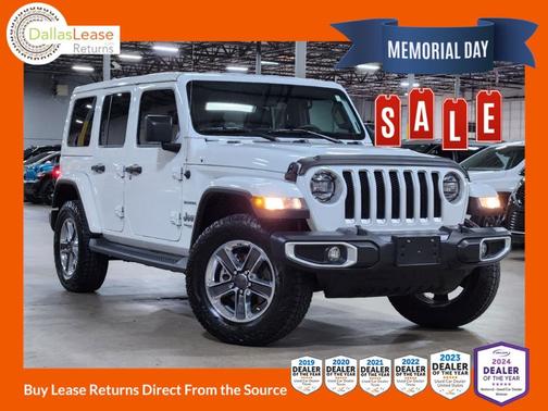White 2020 Jeep Wrangler Unlimited Sahara