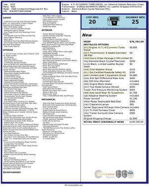 2022 RAM 2500 Limited