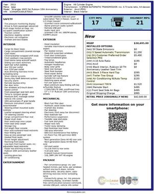 2013 Jeep Wrangler Rubicon