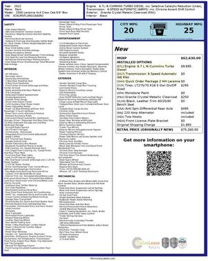 Gray 2022 RAM 2500 Laramie