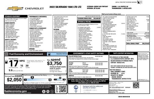 2022 Chevrolet Silverado 1500 Limited LTZ