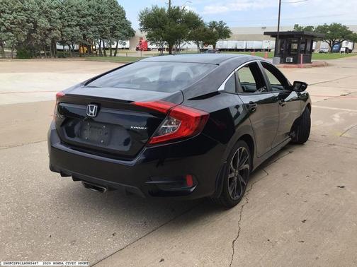 Black 2020 Honda Civic Sport