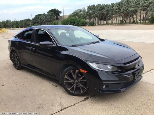 Black 2020 Honda Civic Sport