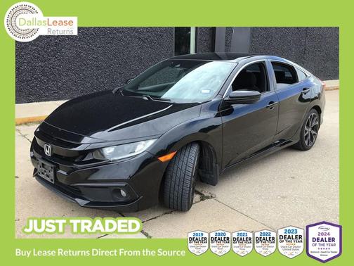 Black 2020 Honda Civic Sport