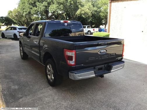 Gray 2021 Ford F-150 Lariat