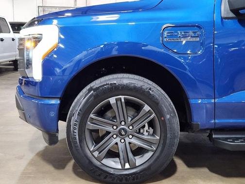 Blue 2022 Ford F-150 Lightning LARIAT