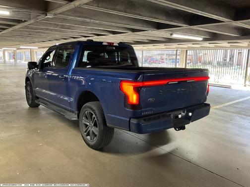 Blue 2022 Ford F-150 Lightning LARIAT