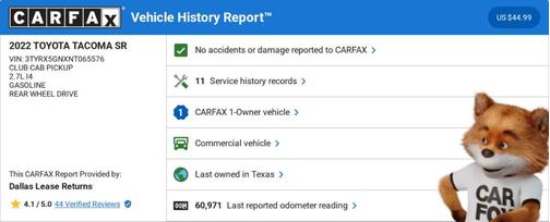 2022 Toyota Tacoma SR