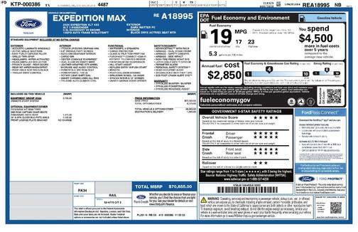 Gray 2024 Ford Expedition Max XLT